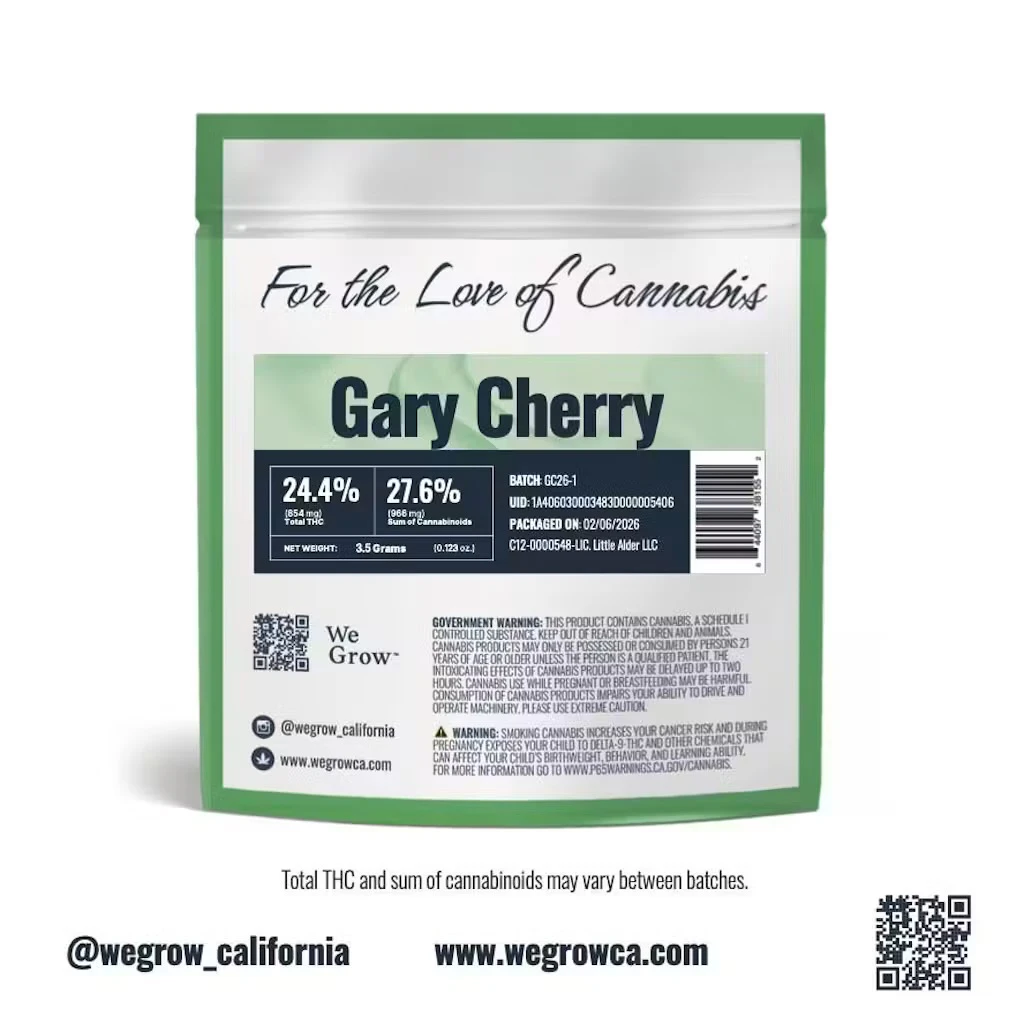 We Grow - We Grow - Flower - Gary Cherry - 3.5g Main Image