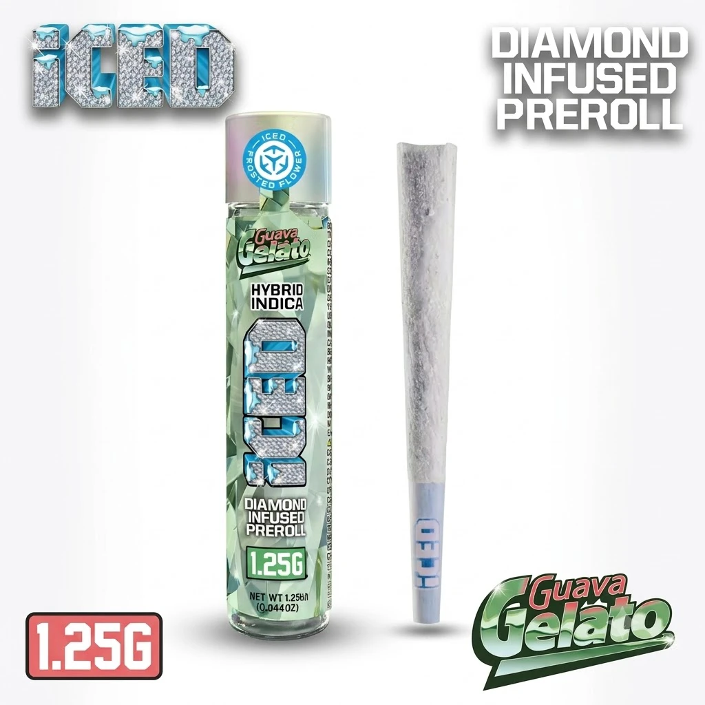 ICED - ICED - Preroll - Infused - Guava Gelato - 1.25g Main Image