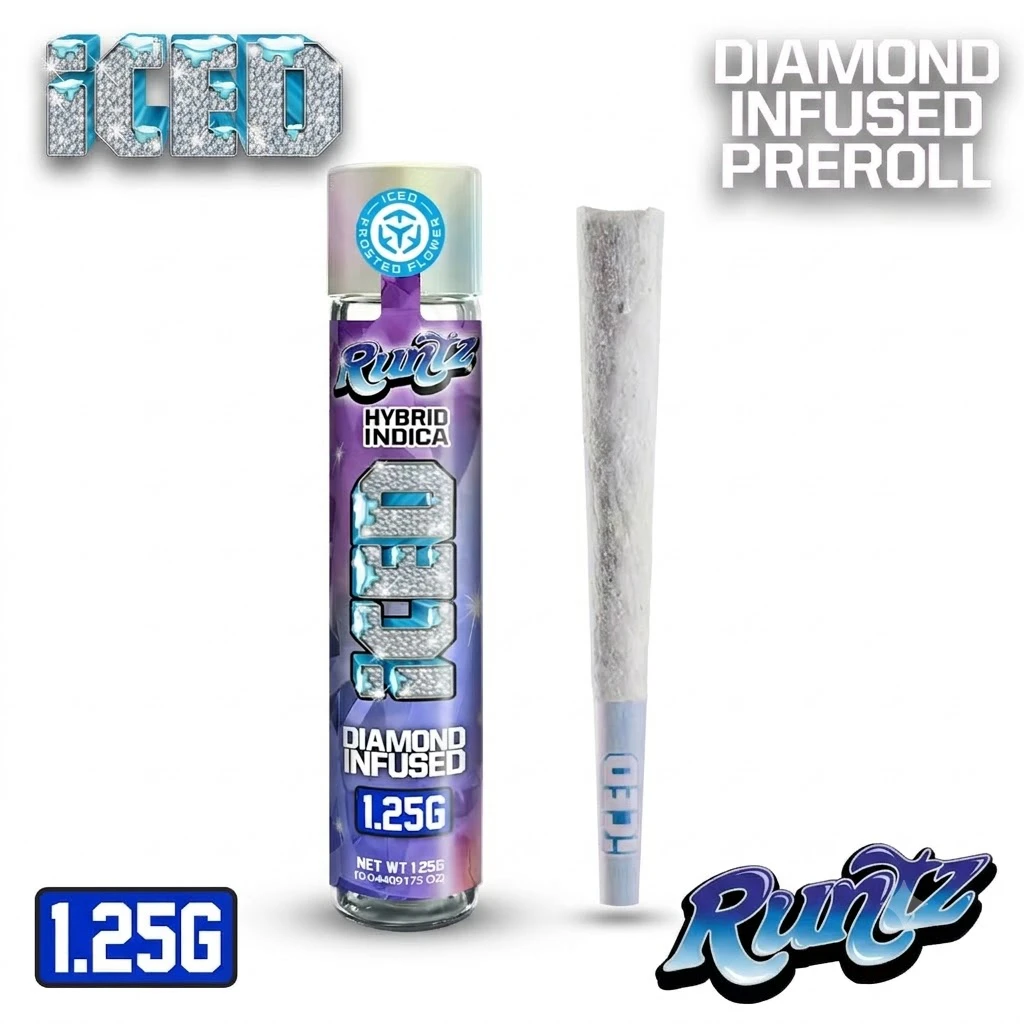 ICED - ICED - Preroll - Infused - Runtz - 1.25g Main Image