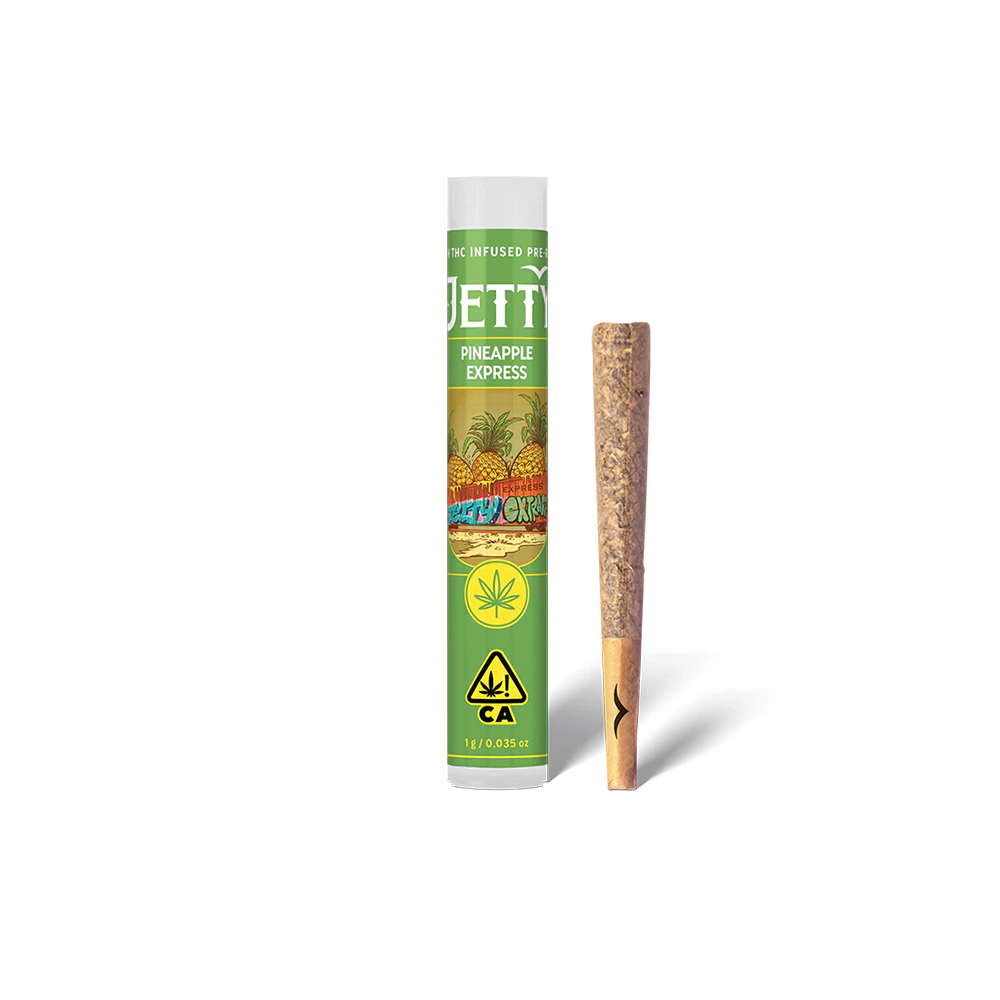 Jetty Extracts - Jetty - Preroll - High THC - Pineapple Express x Pink Certz - 1g Main Image