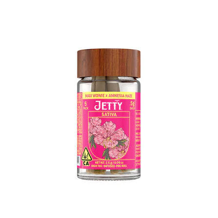 Jetty Extracts - Jetty - Preroll - High THC - Maui Wowie x Cereal Milk 5pk - 2.5g Main Image