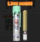 Packwoods "Heavies" Live Resin Glass Tip Joint 2.5g - Unicorn Sherbert