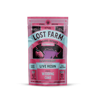 Kiva Confections - Lost Farm Raspberry x Wedding Cake Live Resin - 100mg