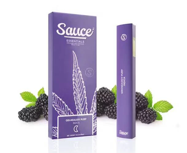 Sauce. - Sauce Essentials - Disposable - Live Resin - Granddady Purp - 1.25g Main Image