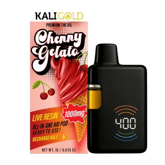 Kaligold extracts - Kali Gold - Cherry Gelato Full Gram Live Resin AIO Main Image