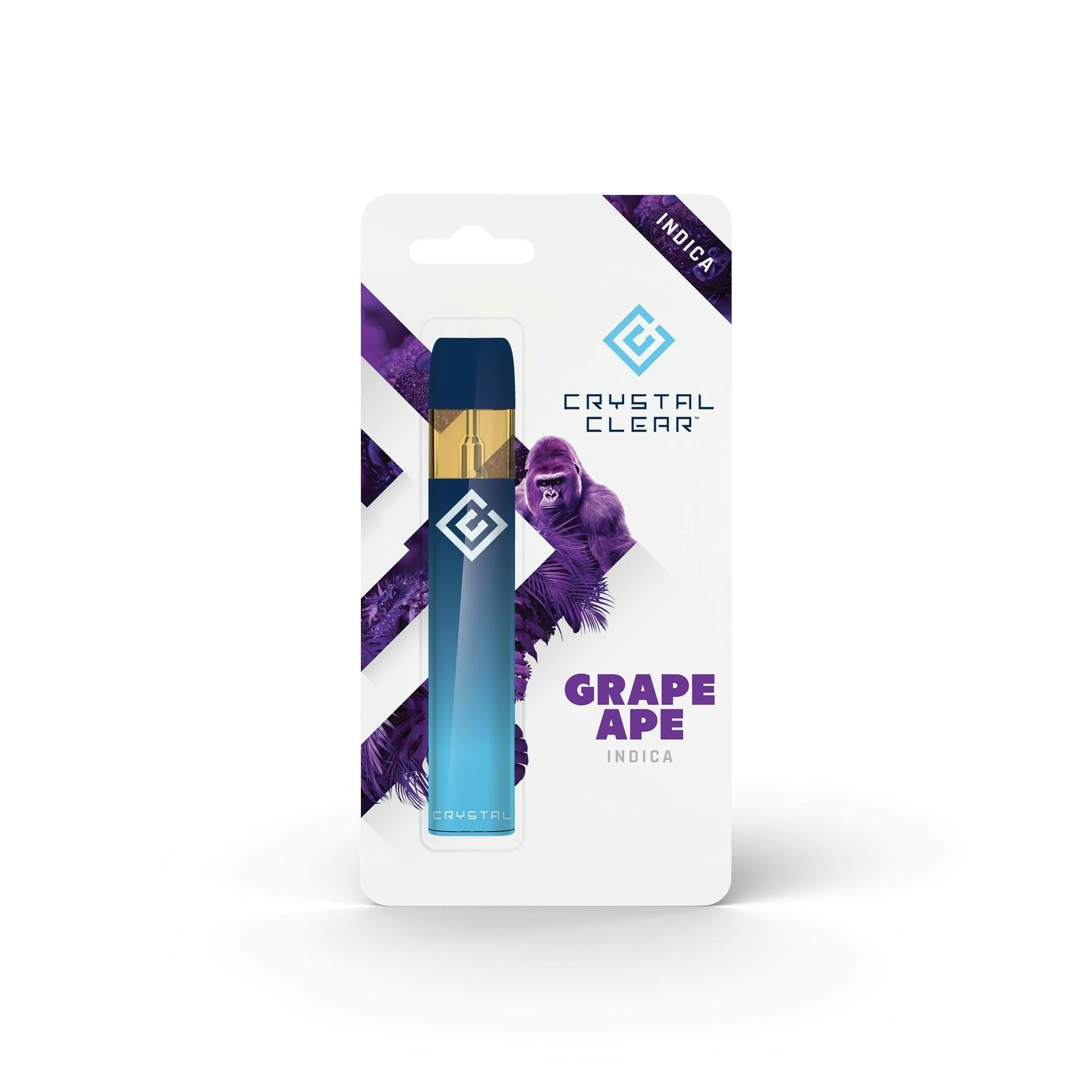 Crystal Clear - Crystal Clear - Disposable - Distillate - Grape Ape - 1g Main Image