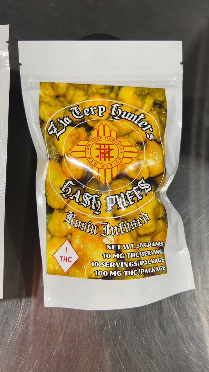 Fireflower - Zia Terp Hunters - Hash Puffs Rosin Infused 100mg Main Image