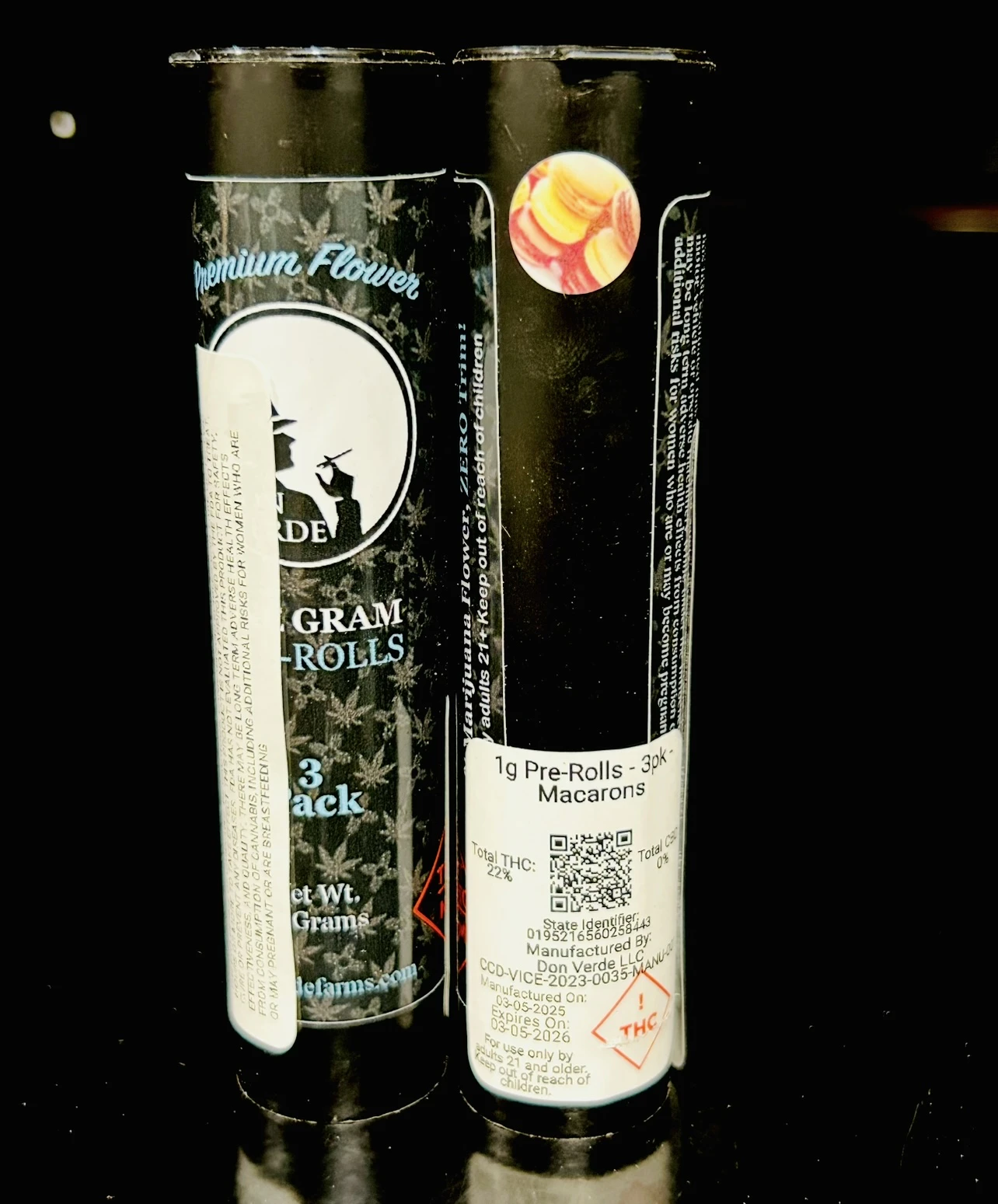 Don Verde - Don Verde - Macarons Prerolls 3 Pk Main Image