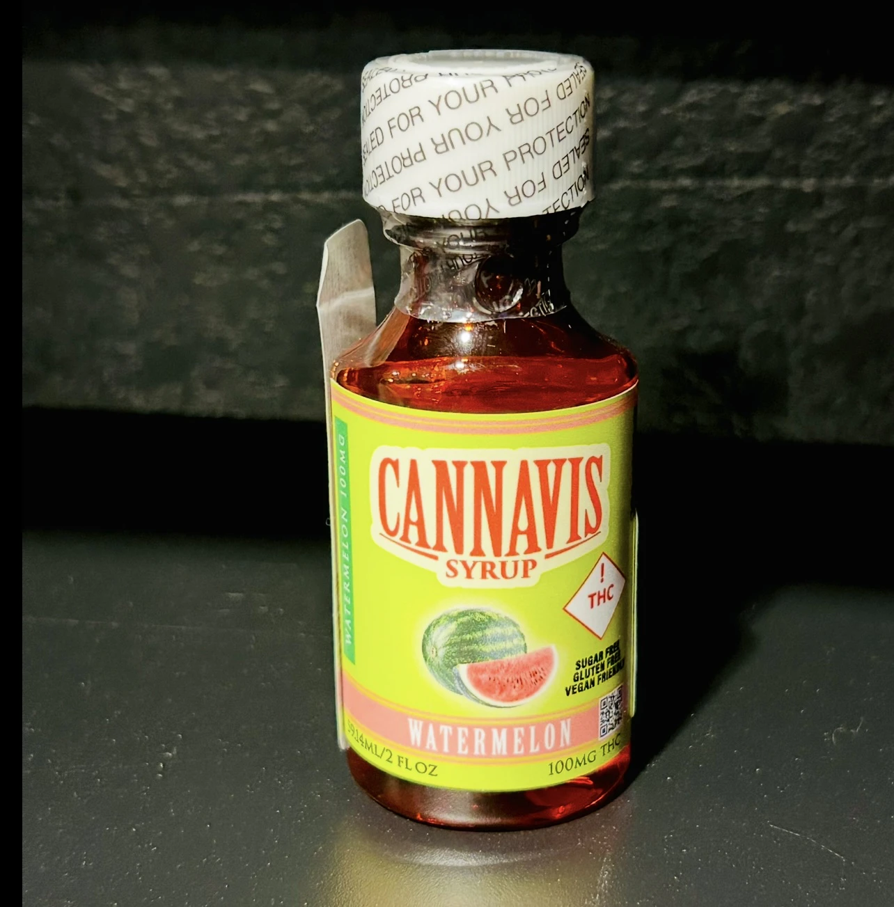 CannavisSyrup - Cannavis - Watermelon Syrup 100mg Main Image