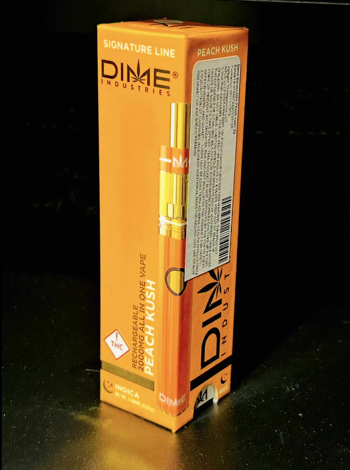 Dime Industries - Dime Disposable Peach Kush 2g Main Image