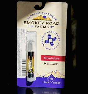 SMOKEY ROAD FARMS - Smokey Road Farms Berry Gelato - Cartridge 1g