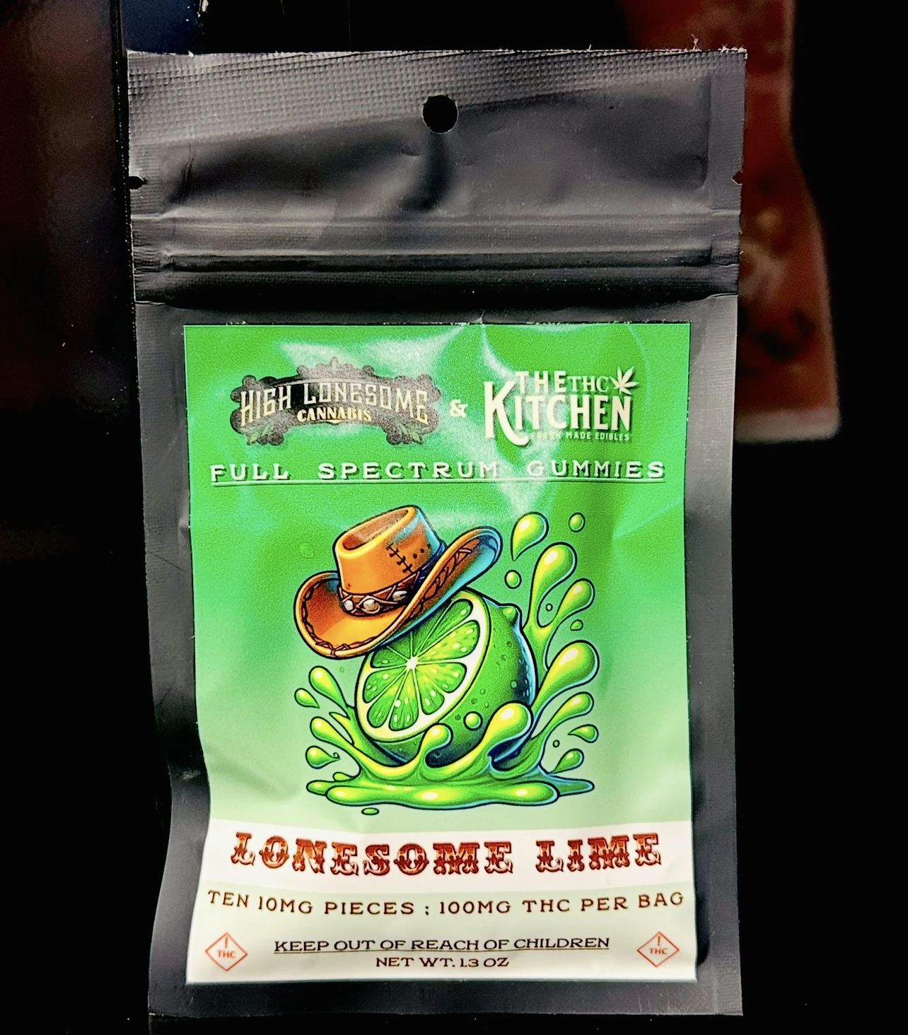 Highlonesome - Highlonesome - Lonesome Limes Gummies 100mg Main Image