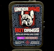 Underdawg - Daily Grapes #9 .5g Distillate Infused Indica Prerolls 5 Pk