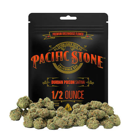 Pacific Stone - Pacific Stone - Flower - Durban Poison - Sativa - 14g Main Image