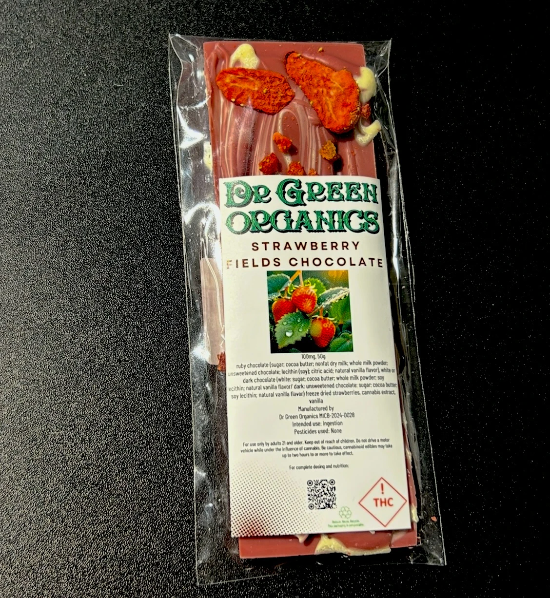 Dr. Green Organics - Dr Green Organics 100mg Strawberry Fields Main Image