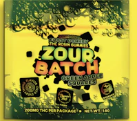 Zour Batch | Frost Donkey Green Apple | Rosin Square Gummies | 200mg