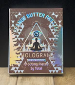Polka Dot - Hologram - Peanut Butter Pretzel - Chocolate Bar - 3500Mg