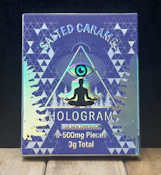 Polka Dot - Hologram - Salted Caramel - Chocolate Bar - 3500MG