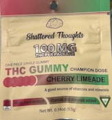 Cherry Limeade - 100mg Gummy by Shattered Thoughts 