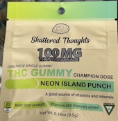 Neon Island Punch - 100mg Gummy by Shattered Thoughts 