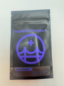 PURPLE CITY GENETICS - SALE Purple City Ruby Violet Feminized Seeds 6pk ND