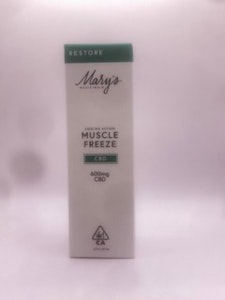 Mary's Medicinals  - CBD 600mg Muscle Freeze 3oz - Mary's Medicinal