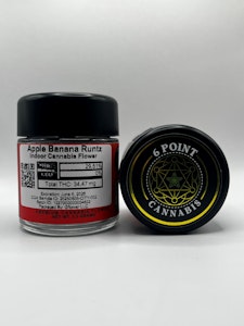6 Point Cannabis - 6 Point Cannabis - Apple Banana Runtz - 29.5% THC - 3.5g - Dry Flower