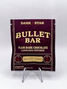 Dark Star - Bullet Bar - Dark Chocolate - 100mg THC : 50mg CBN - 10mg x 10ct - Edible