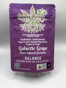 Grass Roots Wellness - Galactic Grape Balance - 9.7mg THC: 0.3mg CBG: 0.2 CBN - 97mg THC - Edibles