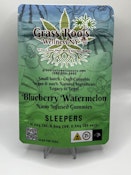 Grass Roots Wellness - Blueberry Watermelon Sleepers - 10.4mg THC: 5.9mg CBG: 0.3 CBN - 104mg THC - Edible