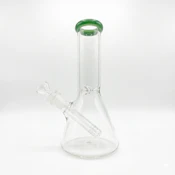 SPS | 8" Glass on Glass Beaker Water Pipe | Clear