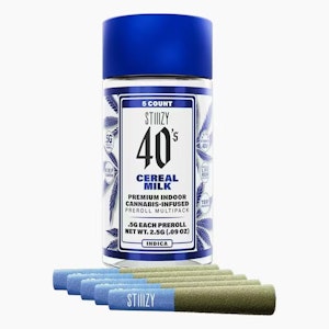 STIIIZY - Stiiizy - 40's - Cereal Milk Infused Pre-rolls - 5pk - 2.5G