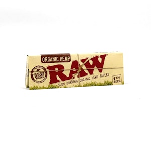 RAW - RAW Organic Hemp Slow Burning Papers 1 1/4"