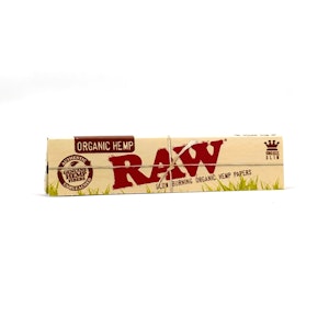 RAW - RAW Organic Hemp Slow Burning Papers King Slim