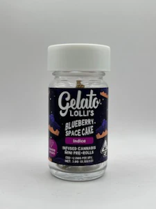 Gelato - Blueberry Space Cake Lollis 3g 5 Pack Infused Pre-roll - Gelato