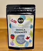 SOLA Edibles | 3000mg Indica Gummies | Strawberry