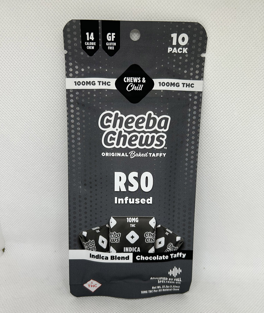 CHEEBA CHEW WAX WRAP RSO CHOCOLATE | INDICA | 100MG