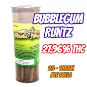 Bubblegum Runtz 28 Pre Roll Pack