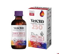 VET CBD-  Extra Strength 250mg CBD 2oz Cannabis Tincture