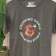 Pot Mama's | Crushing Goals & Smoking Bowls | Gray T-Shirt