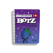 Botz 1:1:1 THC:CBD:CBN Blue Razz Single Gummy 100mg