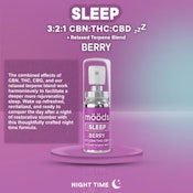 Berry (Sleep) Spray - 3:2:1 (CBN:THC:CBD) 500mg - Moods