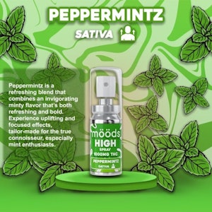 MOODS - Peppermint (High) Spray - 1000mg - Moods
