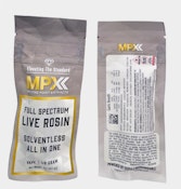 MPX Live Rosin Disposable Vape 0.5g - Garlic Breath