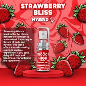 MOODS - Strawberry (High) Spray - 1000mg - Moods