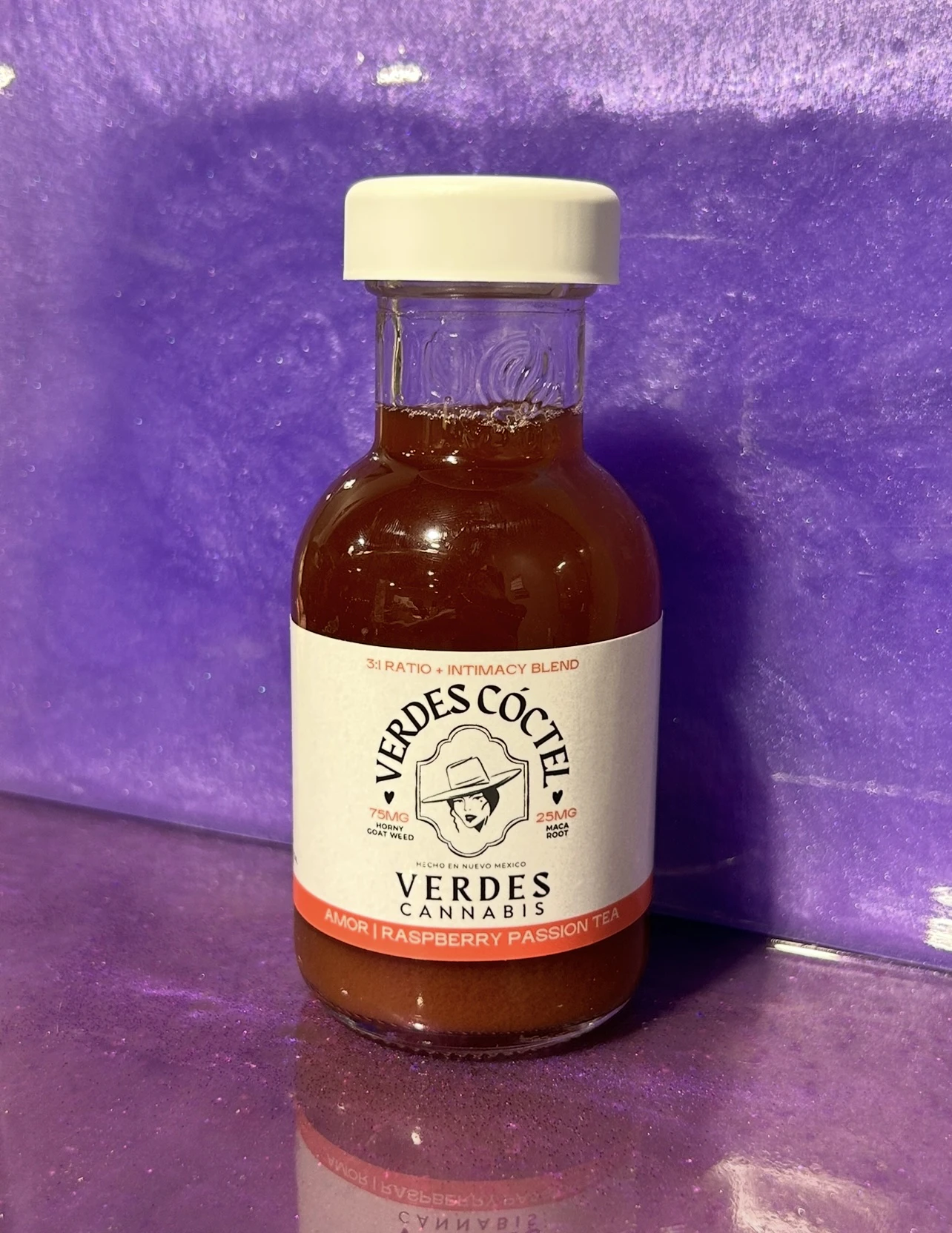 Verdes Cannabis - Verdes Cannabis- Raspberry Passion Tea 3:1 THC:CBD (100mg:33mg) Main Image