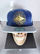 SALE Sacred Roots Blue Hat w/ Gold Logo L/XL ND