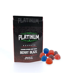 PLATINUM RESERVE - Platinum Reserve - Berry Blaze - 10pk - 100MG - Gummies