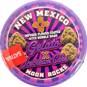 Gelato x Ice Cream Cake (3.5G) | Bubble Hash Infused Moon Rocks | Indica