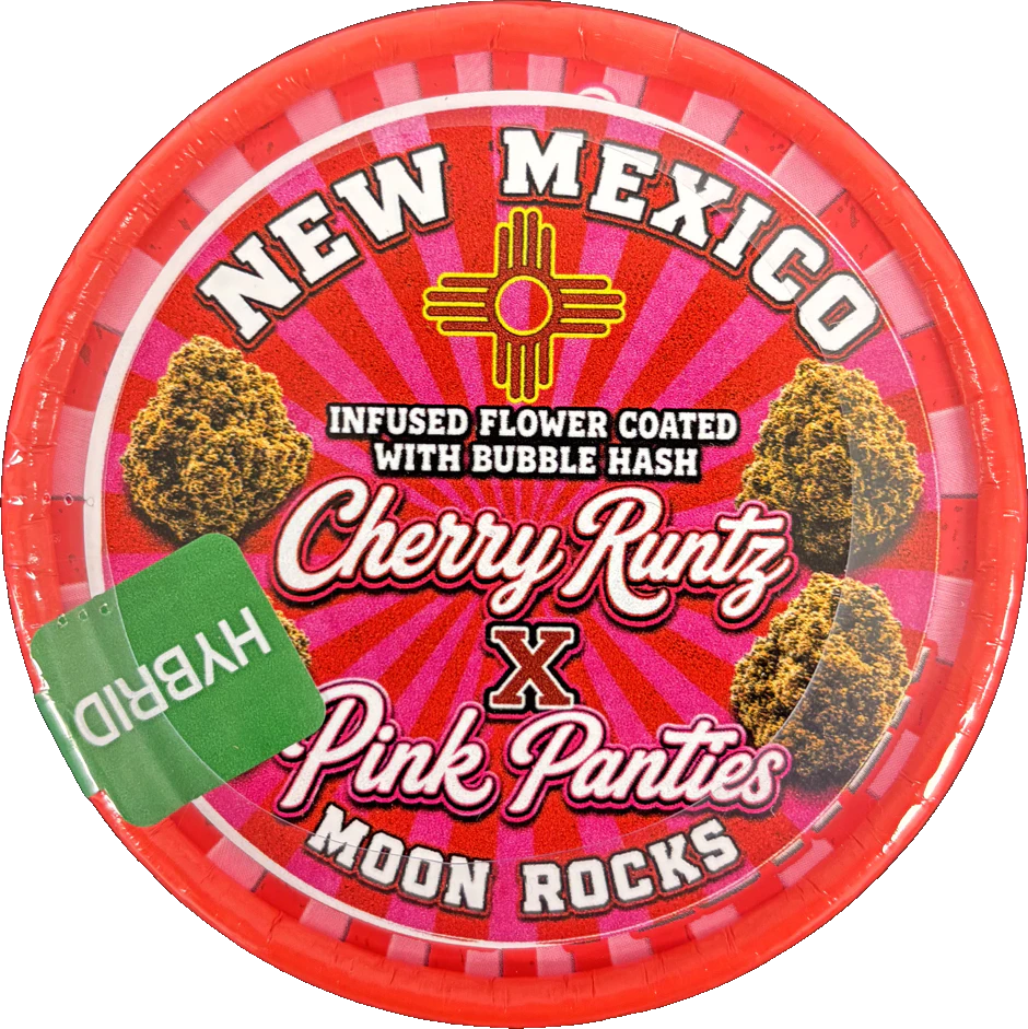 House of Kush - Cherry Runtz x Pink Panties (3.5G) | Bubble Hash Infused Moon Rocks | Hybrid Main Image